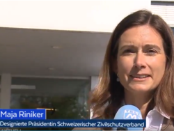 FDP-Nationalrätin Maja Riniker zu Besuch im Zivilschutz 